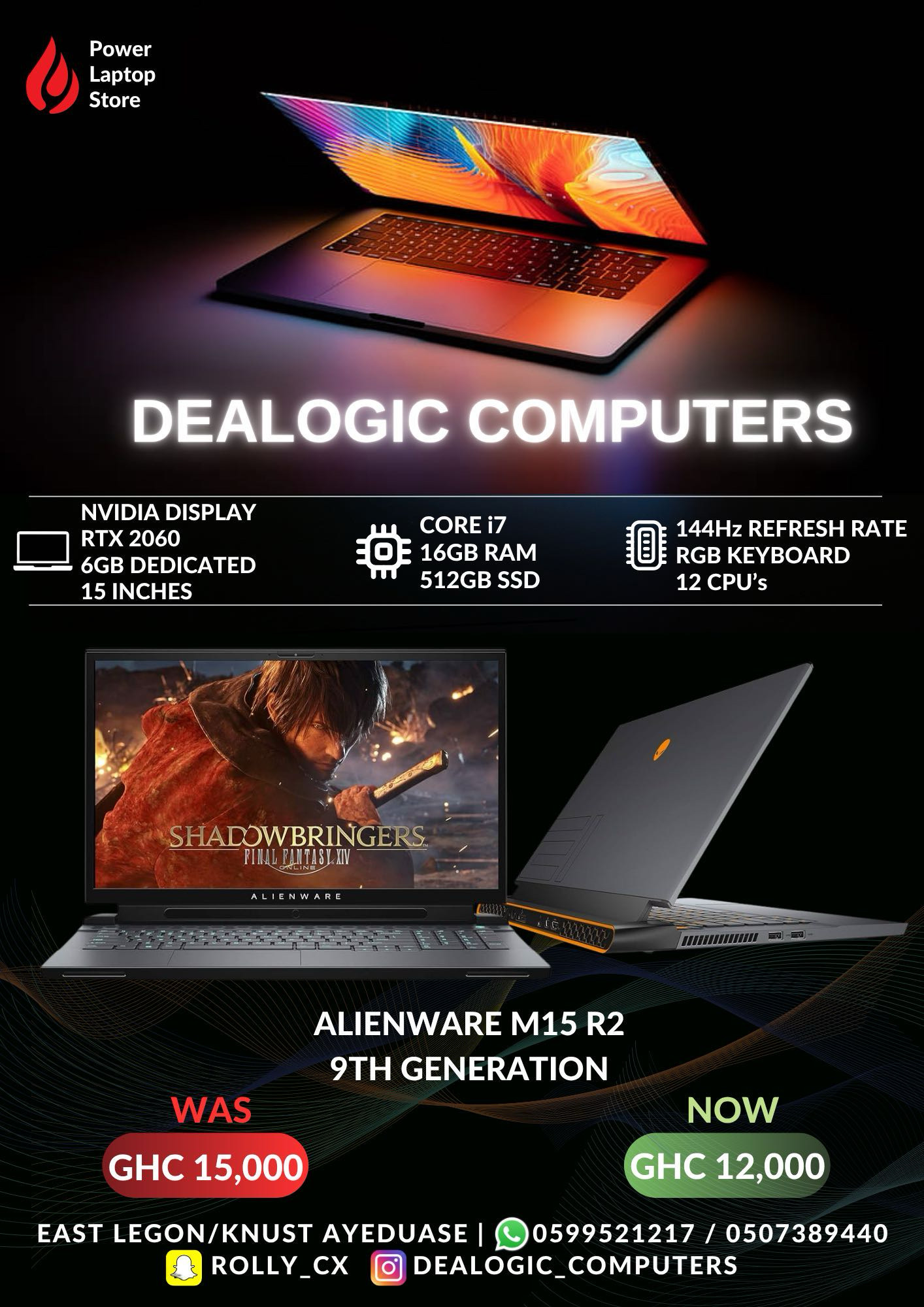 ALIENWARE M15 R2