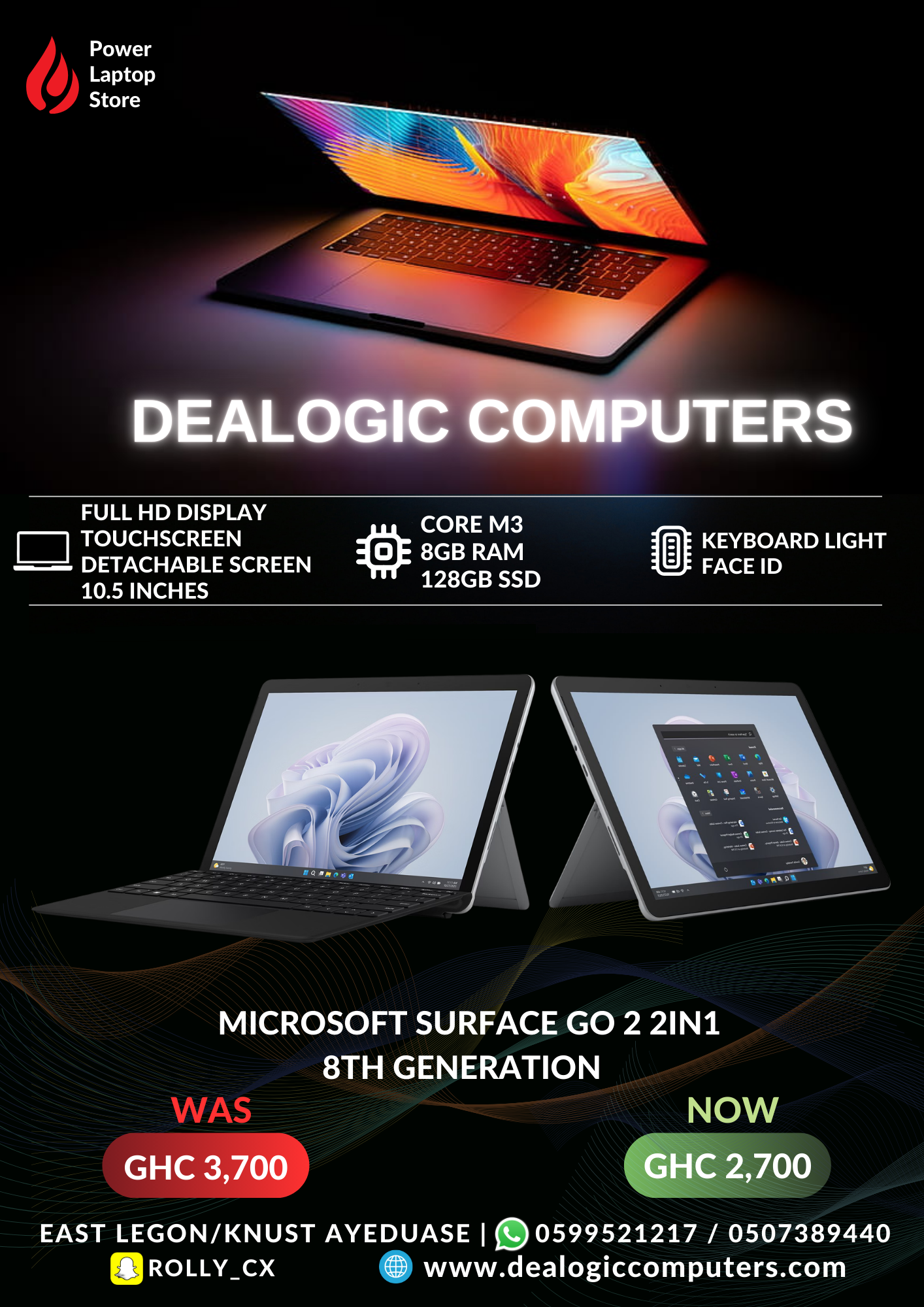 MICROSOFT SURFACE GO 2 2IN1