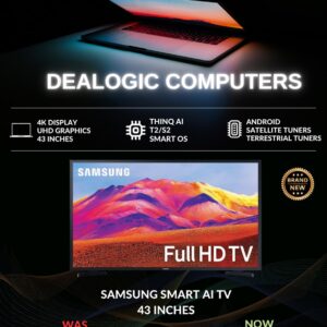 SAMSUNG SMART AI TV 43 INCHES