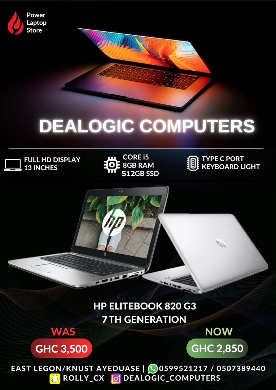 HP ELITEBOOK 820 G3 7TH GEN